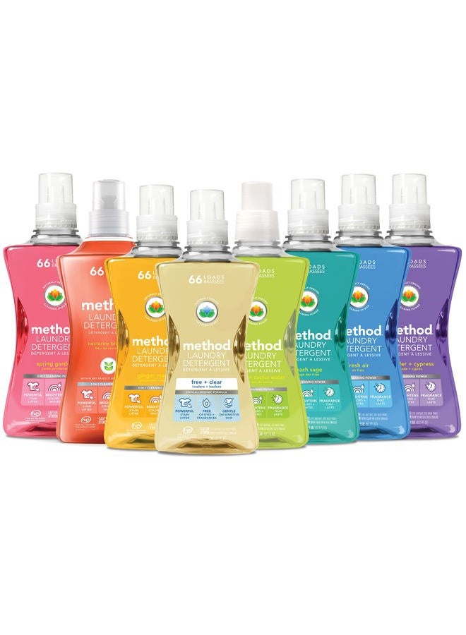 Method Liquid Laundry Detergent; Fragrance Free + Clear; Stain Remover; 66 Loads per 53.5 fl oz bottle; (Pack of 1) - Image 5